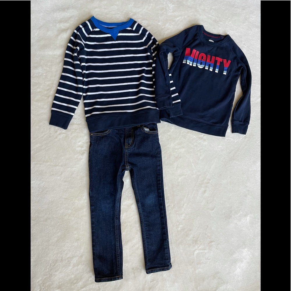 Boys Pullover Sweaters and Jeans